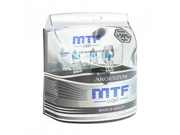 Комплект ламп MTF H27 12V 27W Argentum +50% (2шт.)